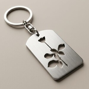 Depeche Mode Inspired Keychain – Stainless Steel Music Accessory, Rock Band Keyring, Gift for DM Fans, Music Lover Gift