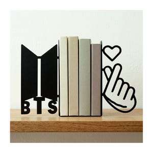BTS inspired Metal bookends – Unique Gadgetr for Kpop Fans | Perfect Gift for ARMY Fans