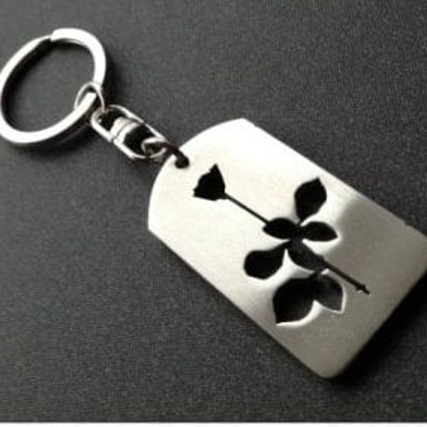 DEPECHE Mode inspired keychain,  Pendant, Keyring, Bierflaschenöffner, jewelry, porte-clés, Ein Flaschenöffner, gift