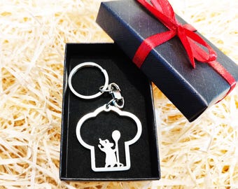Ratatouille Keychain, Pendant, Keyring, Bierflaschenöffner, jewelry, porte-clés, Little Chef, Gusteau&#39;s, Remy, Rat, Gift