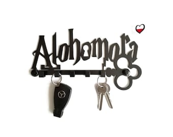 Alohomora metal key holder, durable key organizer, decoration for wall, Buy 2 get 1 free, wall art, Gift, Free Shipping