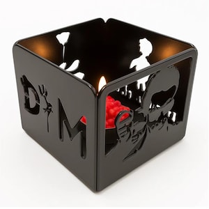 Depeche Mode Kerzenhalter – Metalllaterne, Rockmusik-Dekor, Geschenk für Fans