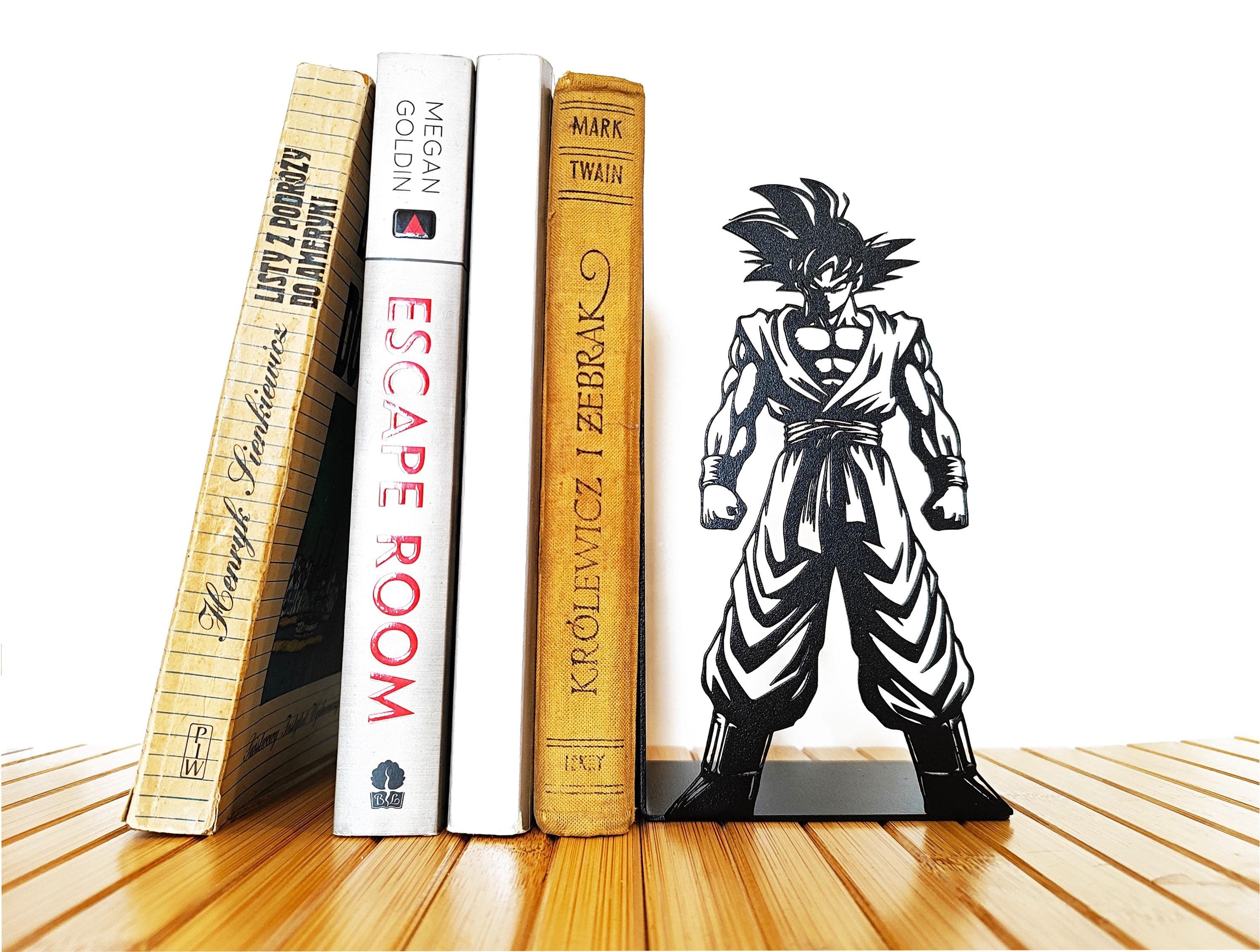 Goq Inspired Metal Bookends, Anime and Manga, Book Shelf