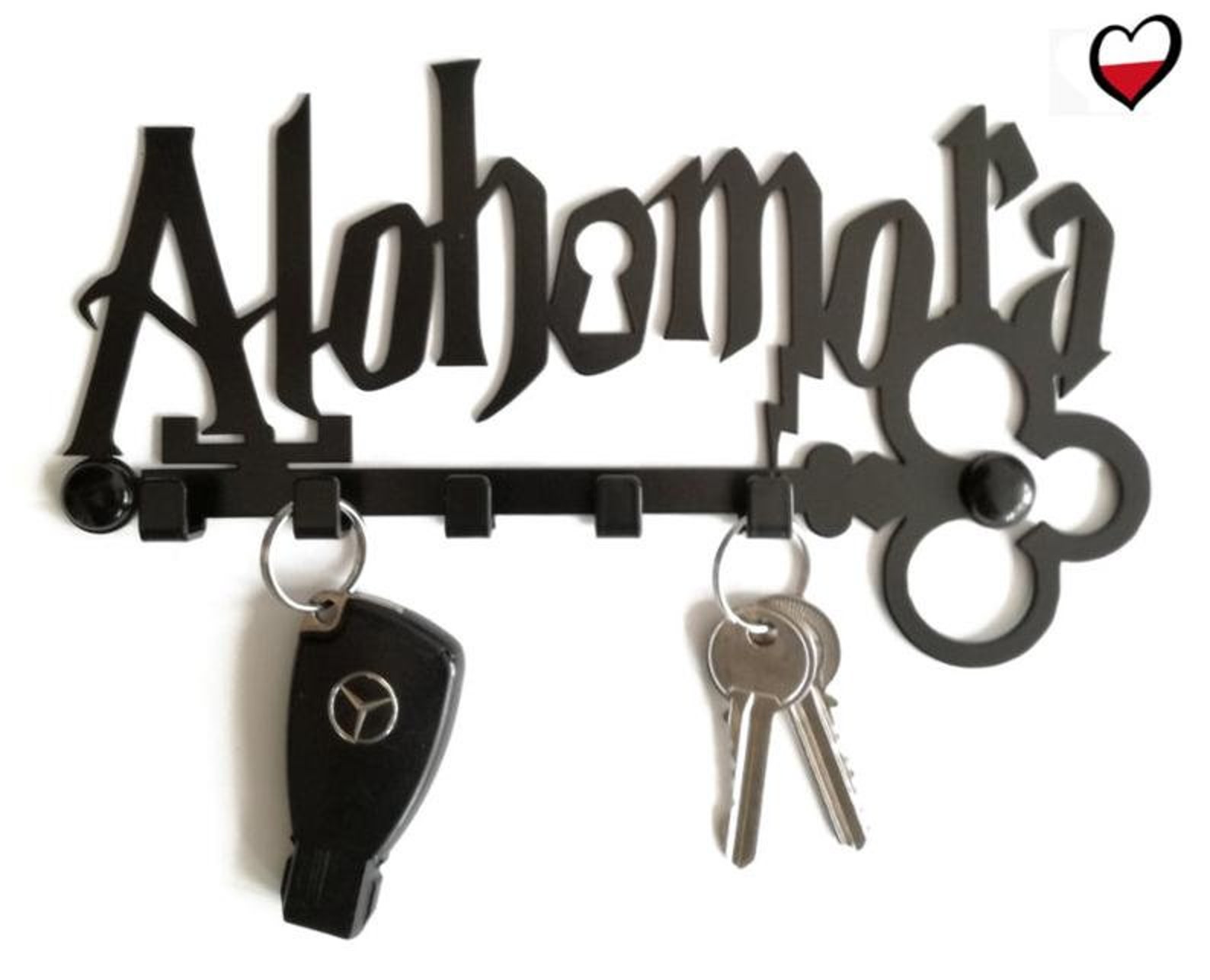 Alohomora metal key holder, durable key organizer, dekoration for wall, Buy 2 get 1 free, wall art, halloween
