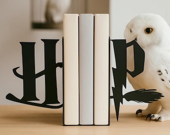 Sujetalibros metálicos de mago mágico: soporte para libros de fantasía, regalo de Navidad perfecto para amantes de los libros, niños y adultos.