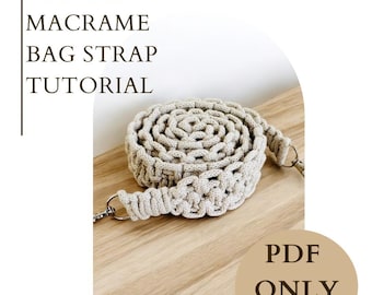 Macrame Bag Strap Tutorial: Step-by-Step DIY Guide (PDF)