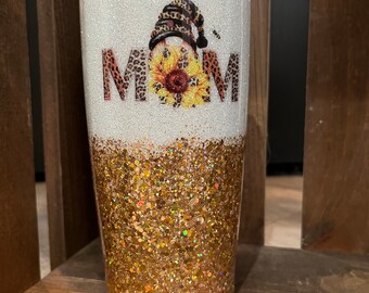 Mom Glitter Tumbler