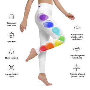 Namastè - 7 chakras colored Yoga Leggings