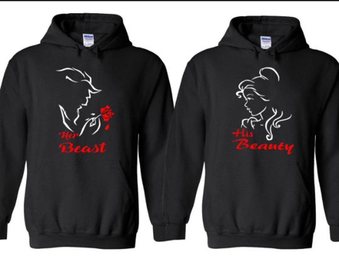 Beauty and the beast hoodie hotsell