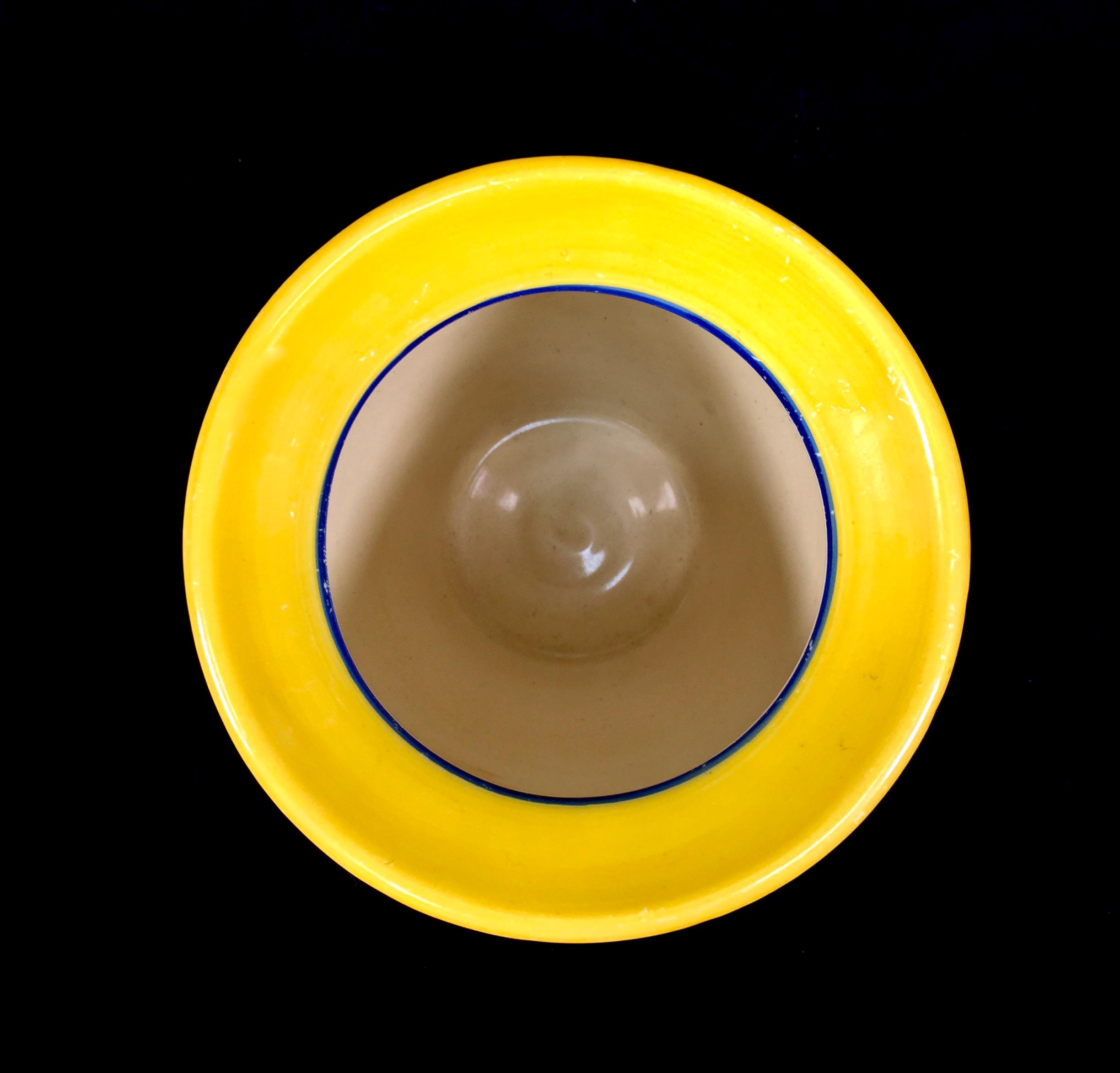 Clarice Cliff Chloris Pattern Printed Vase / Art Deco Pottery