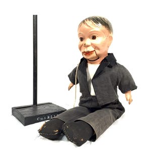 Antico manichino ventriloquo Charlie McCarthy dei primi anni &#39;30 di The Reliable Doll Co