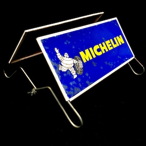 Vintage Original Michelin Tyre Display Stand – Authentic Garage Forecourt Advertising