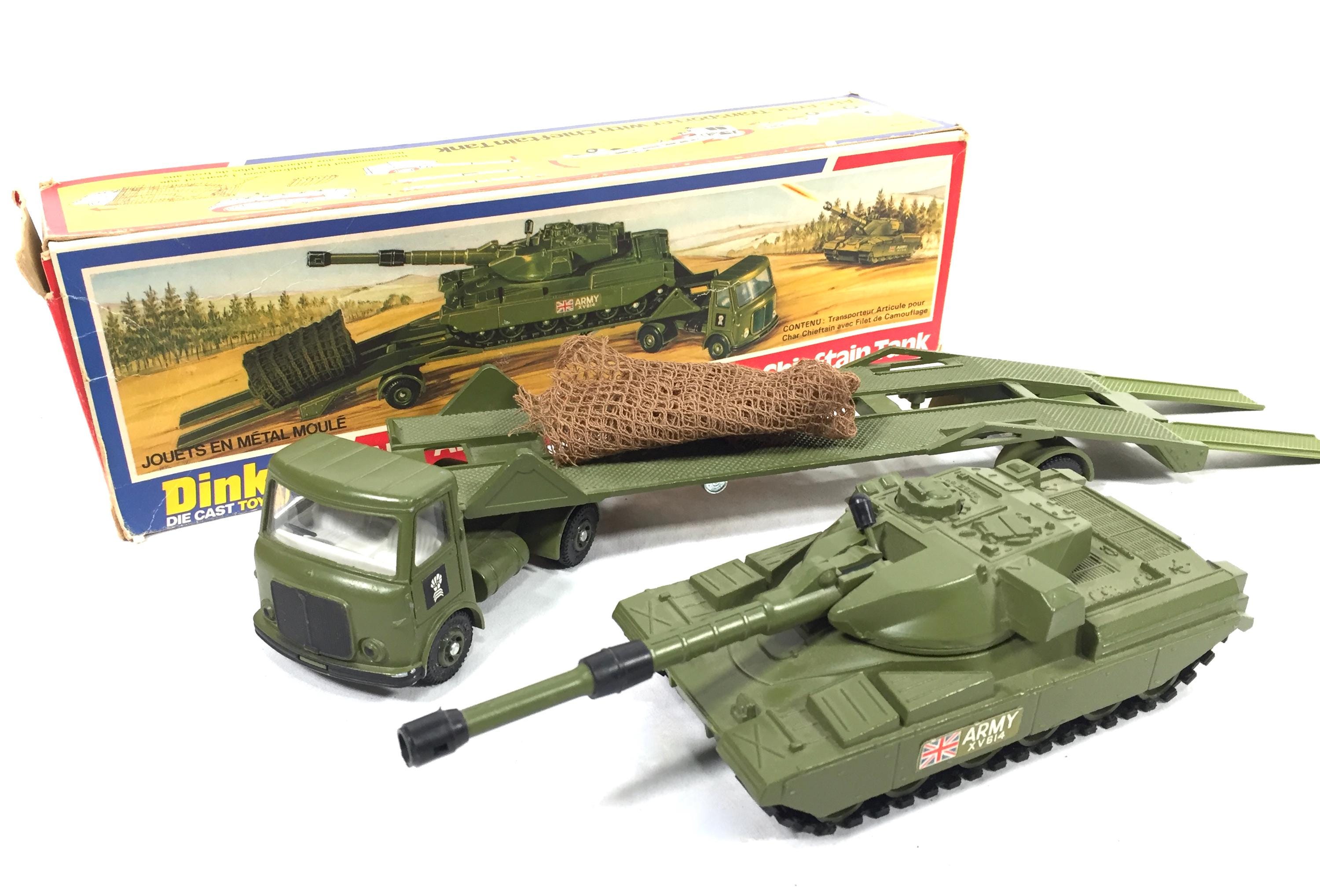 Half-track Militaire Dinky Toys Ancien - En Boîte D'origine, Jouet Collection Militaire Vintage