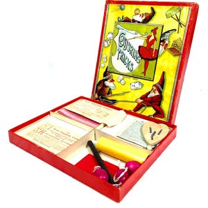 Antique Roberts Brothers Glevum Series Magic Trick Toy Game Set , England c.1920