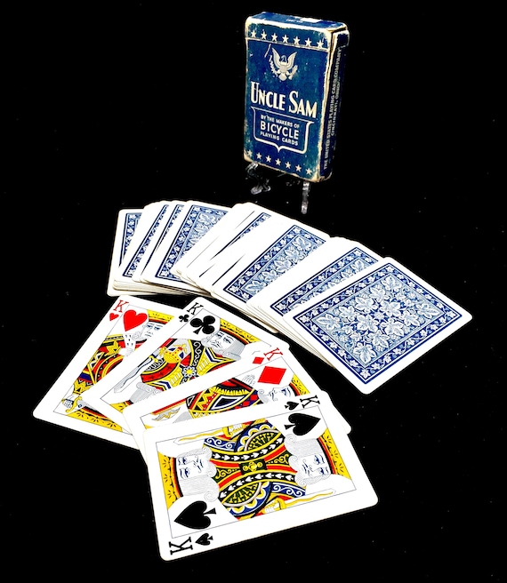 UNCLE SAM オールドデック　一個 Antique Boxed Set of Uncle Sam Playing Card Deck / Playing Cards