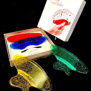 Vintage Gal-Beth-speelkaarthouder jaren 60 / Complete boxset / Antiek / Retro