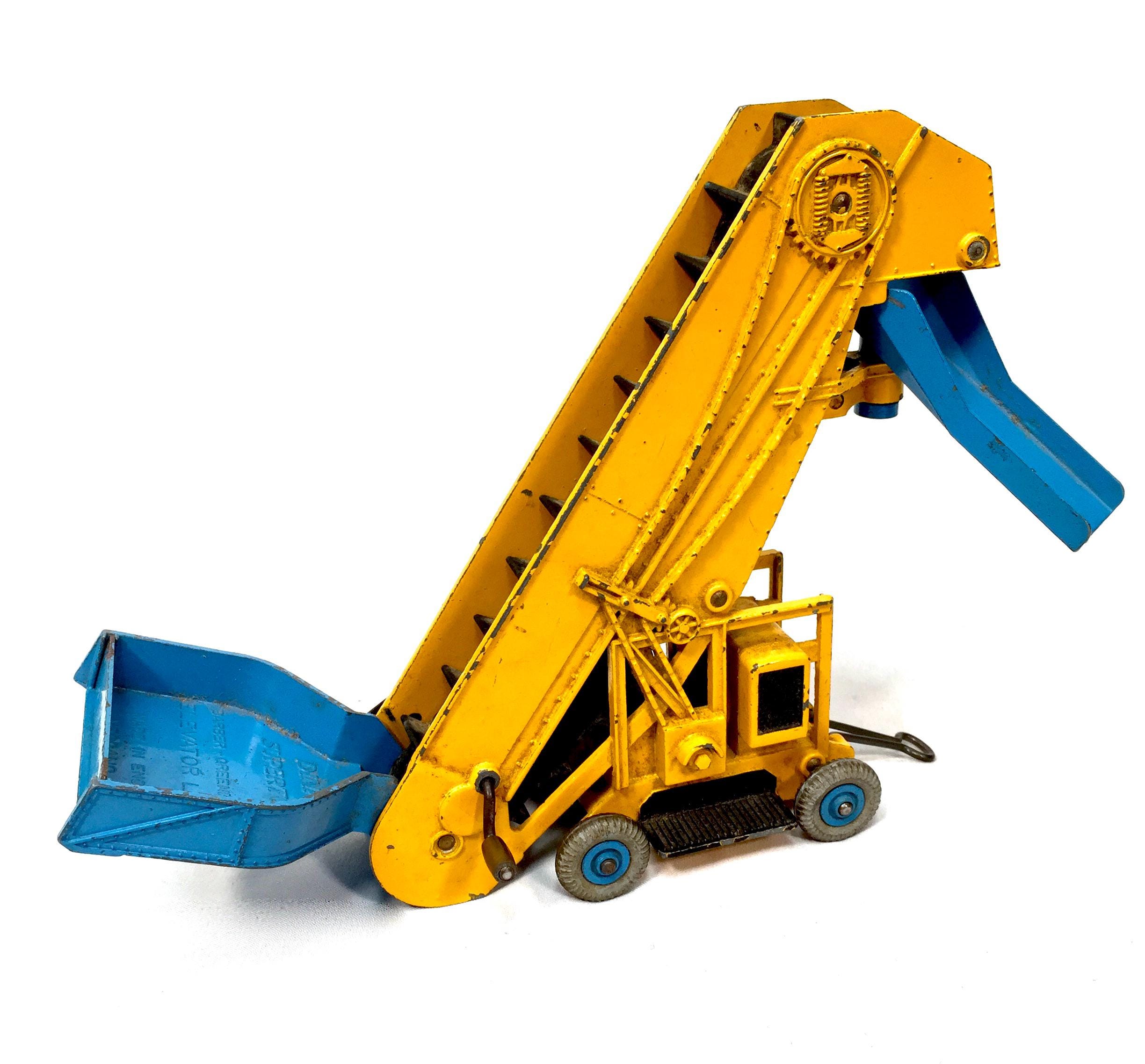 Vintage Dinky Toys 564 Yellow and Blue Elevator Loader in