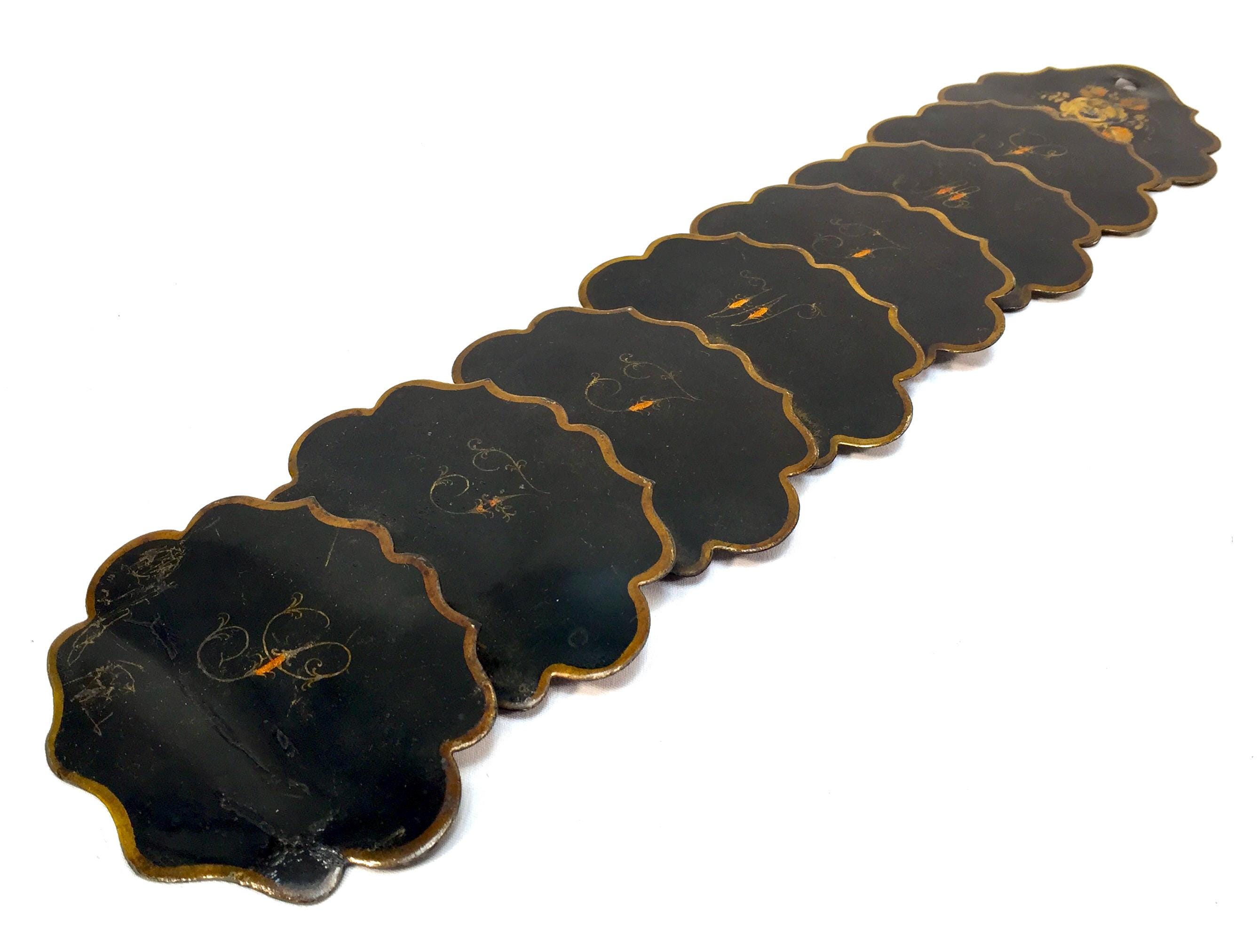 Antique Victorian Toleware Country House Letter Rack / Wall Hanging C ...