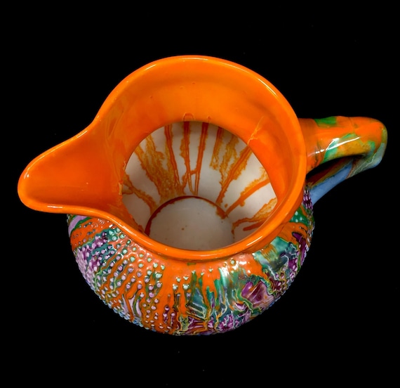 Antique Clarice Cliff - Delecia Painted Jug Art Deco Pottery
