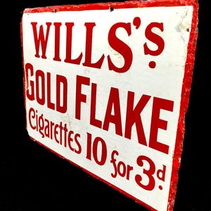 Wills Cigarette Sign