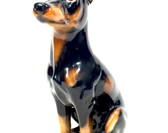 Vintage Coopercraft Cooper Craft Doberman Dog Figurine - Etsy