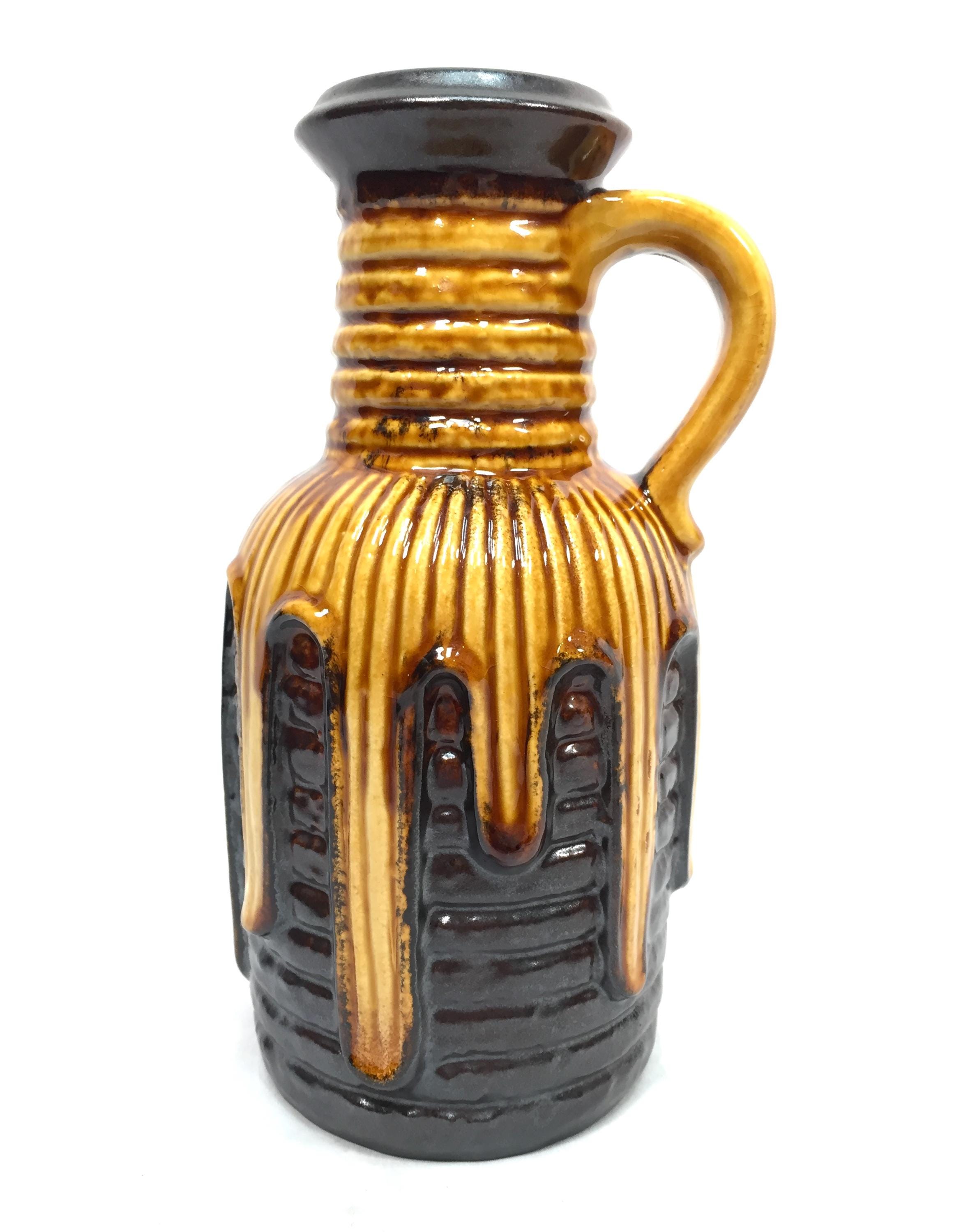 1970s fatlava XXXXL Carstens Tönnieshof Vintage West German Fat Lava Vase Made by Carstens Tonnieshof