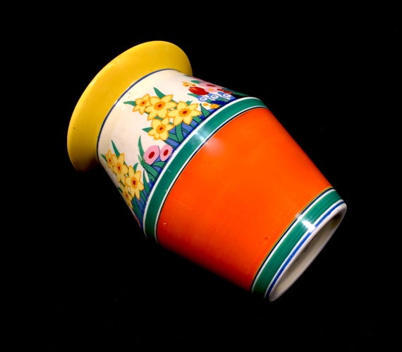crariceさま Clarice Cliff Chloris Pattern Printed Vase / Art Deco Pottery