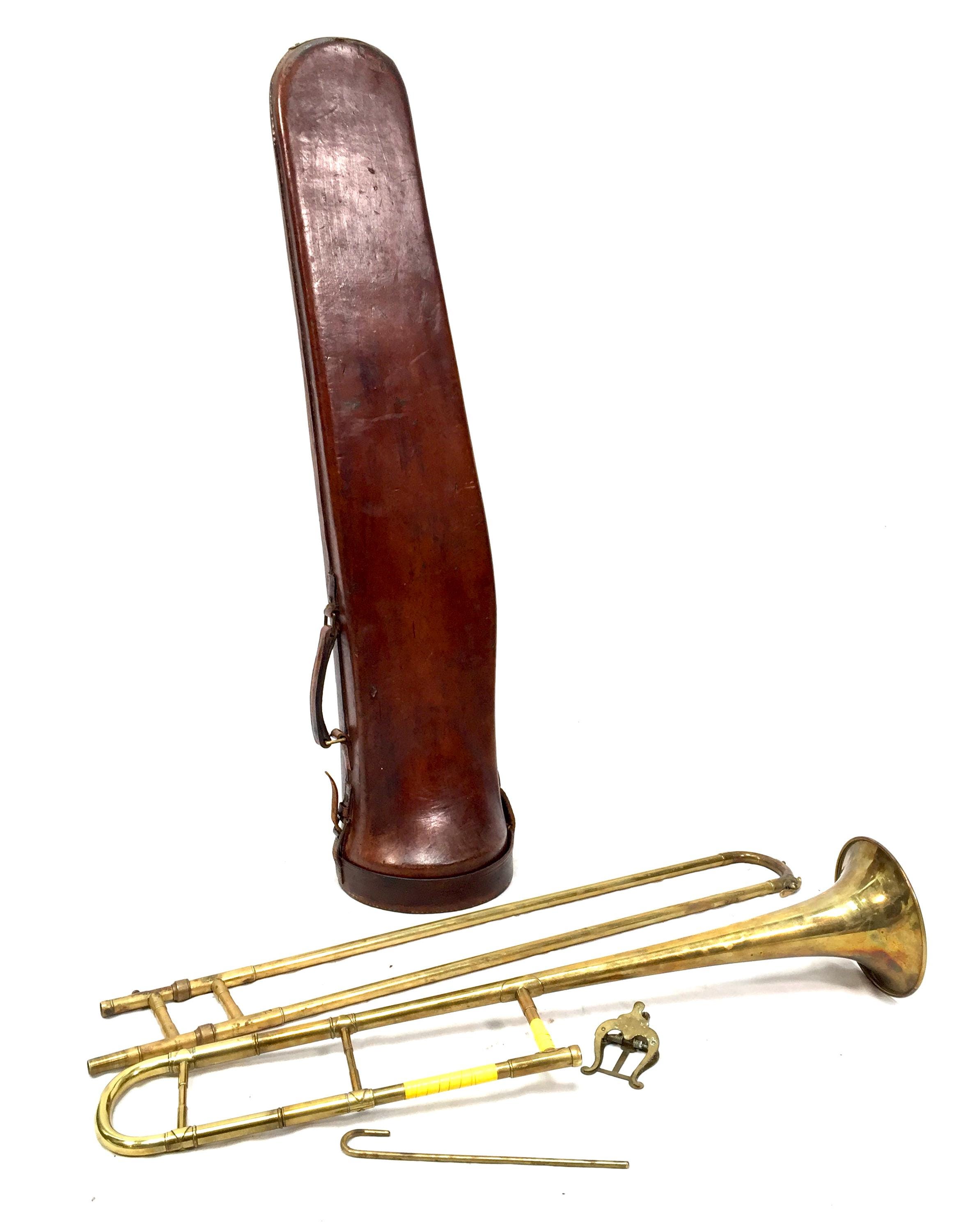 Antique Boosey & Co. Brass Trombone – London Craftsmanship With