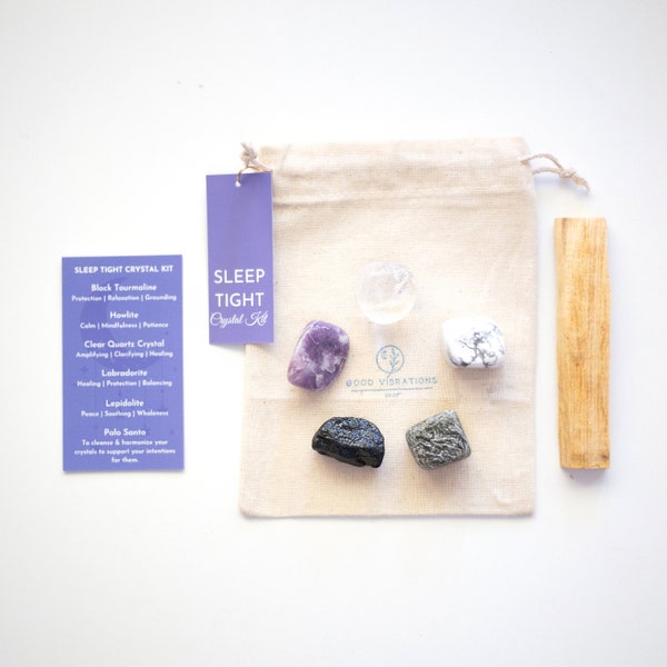 Sleep Tight Crystal Kit, Deep Sleep Crystals, Crystal Kit, Sleep Help, Crystal gifts