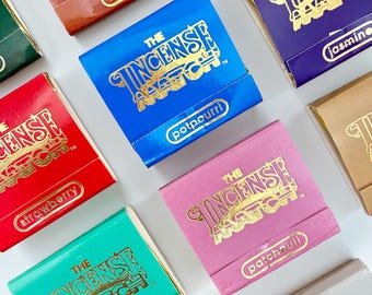 Rökelsetändstickor • Set med 5, 10, 12 eller 15 • Blandade dofter