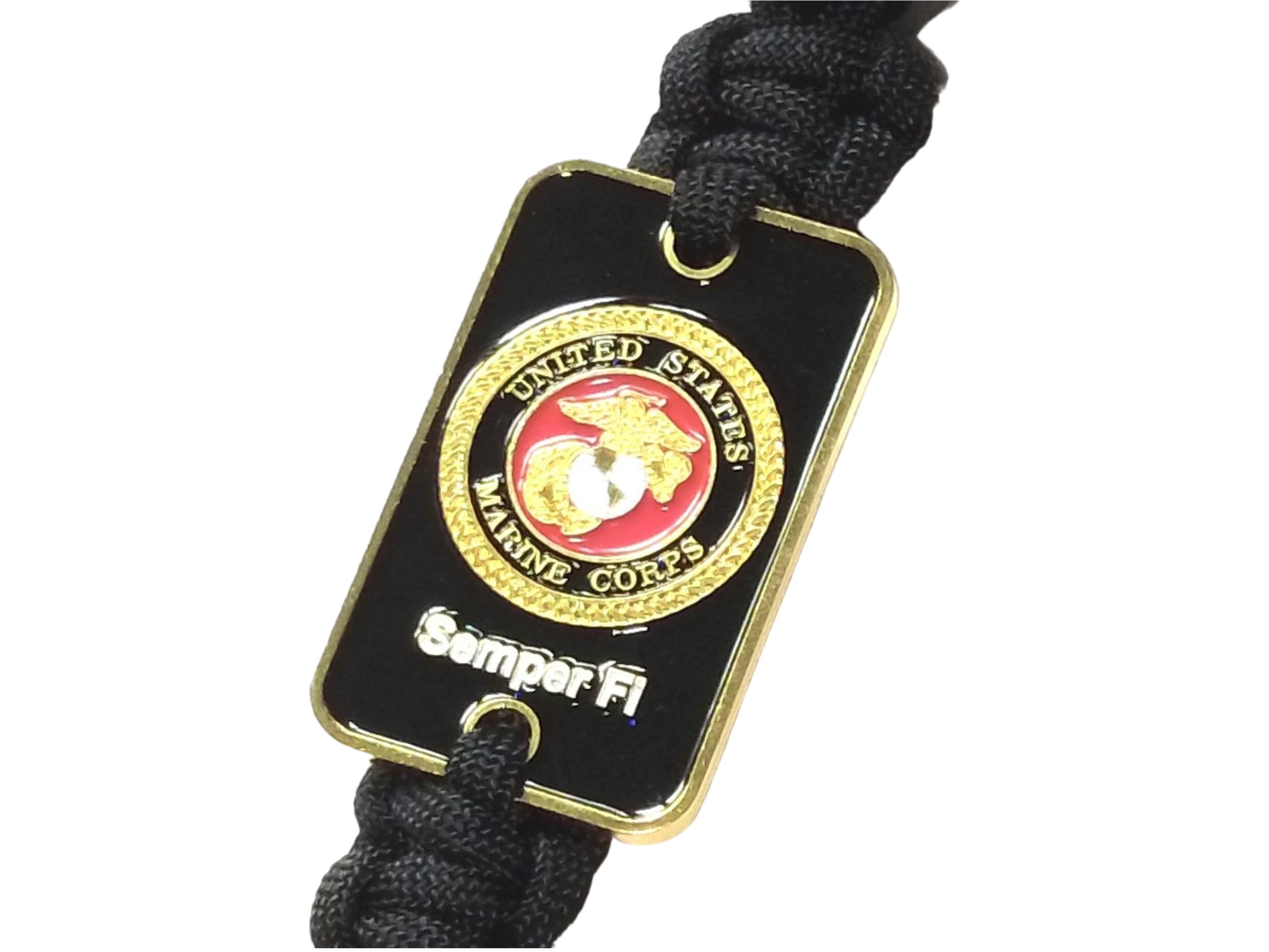 Paracord Lanyard: USMC Lanyard, Marines Lanyard, Marine Corps Lanyard, Military Lanyard, Neck ID Lanyard With Swivel Hook
