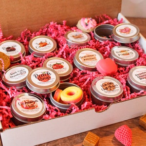 Gift Box - Twelve Tin | Scented Food-Shaped Wax Melt Gift Box - Perfect for Birthdays, Weddings, and More!