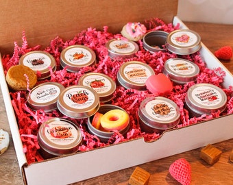 Gift Box - Twelve Tin | Scented Food-Shaped Wax Melt Gift Box - Perfect for Birthdays, Weddings, and More!