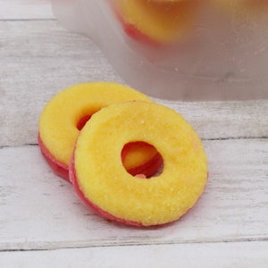 Peach Ring Wax Melts | Peach Soy Wax Melts | Soy Wax Melts for Warmer | Wax Melt Food | Wax Melt for Warmers | Food Wax Melts | Fake Food