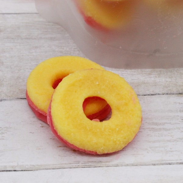 Peach Ring Wax Melts | Peach Soy Wax Melts | Soy Wax Melts for Warmer | Wax Melt Food | Wax Melt for Warmers | Food Wax Melts | Fake Food