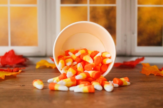 Candy Corn Wax Melts: White Cake Scent, 4 oz, Halloween Gift
