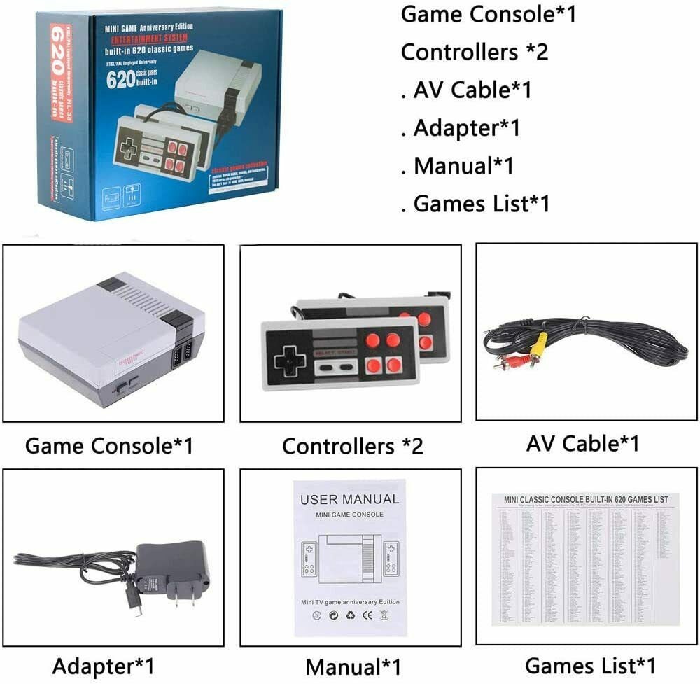 Mini Game With 620 Games All Readily Built-in From Super Mario - Etsy India