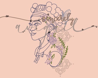 Hmong Girl Hat Drawing Etsy