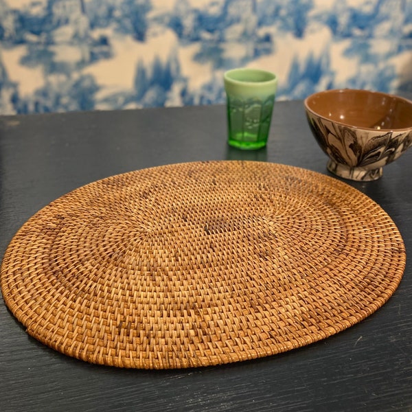 Rattan Placemats Etsy