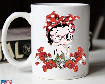 Betty Boop Birthday Christmas Coffee Mug 11oz 15oz Coffee Tea Cup White Mug