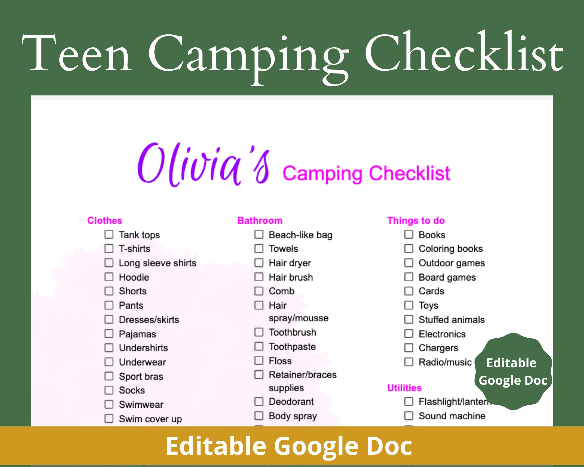 9 camping ESSENTIALS + Free checklist - Skyrunning Girl - Naia