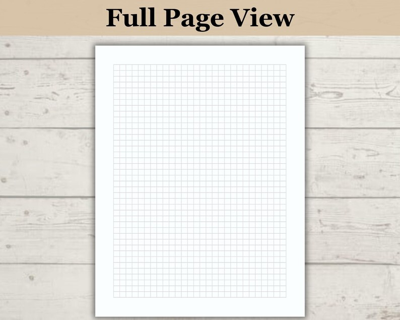 Printable Graph Template Paper, Printable Graph Paper Quarter Inch (.25 ...