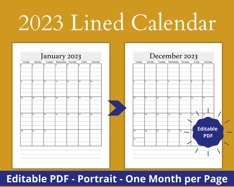 2023 Printable Monthly Calendar 2023 Monthly Calendar Pdf Free Www 