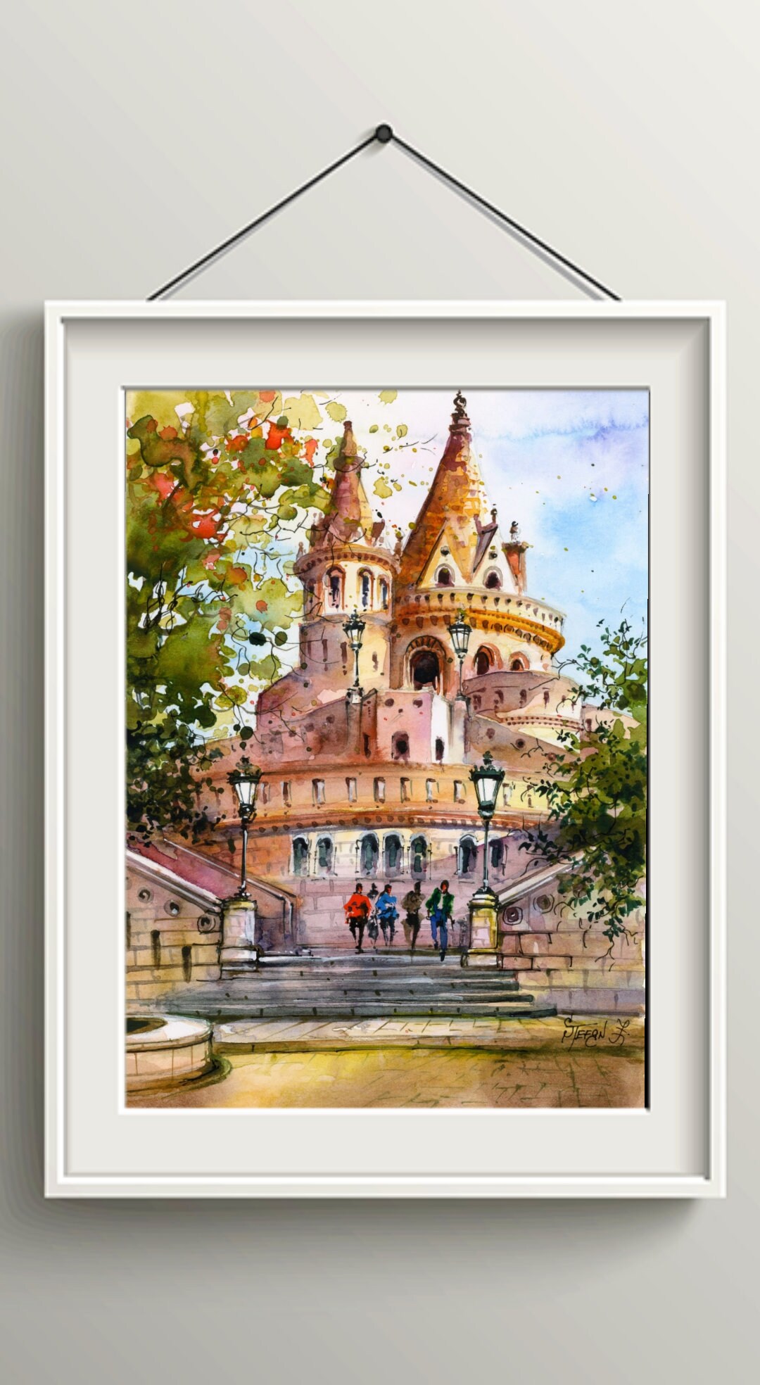 Budapest Hungary Print, Wall art Art Print, Poster, Travel Print, Travel Poster, Wall Art, Living Room Prints, Art Decor