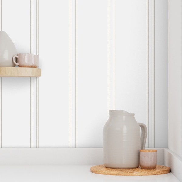 Vertical Stripe Wallpaper Etsy