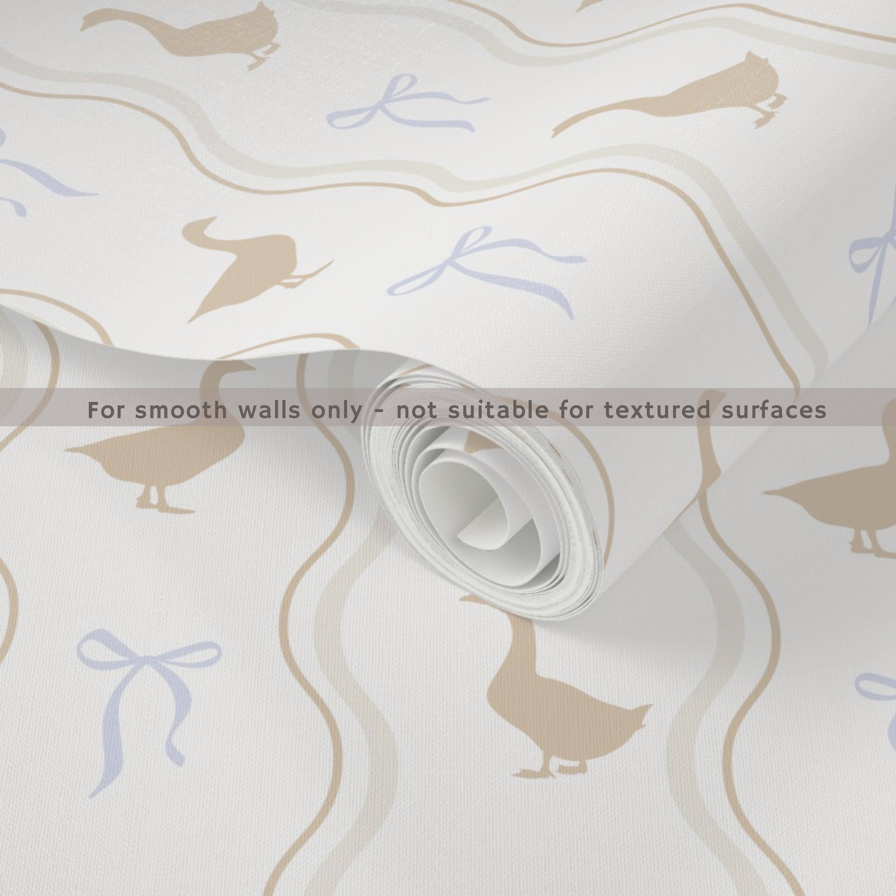 Vintage Goose Wallpaper Peel and Stick, Storybook Nursery Wallpaper ...