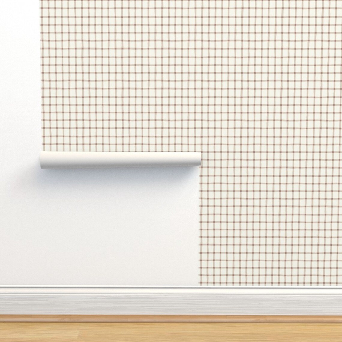 Peel and Stick Wallpaper Neutral Kids Room Neutral Wobbly Etsy