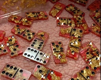 Dominó personalizado con caja de almacenamiento