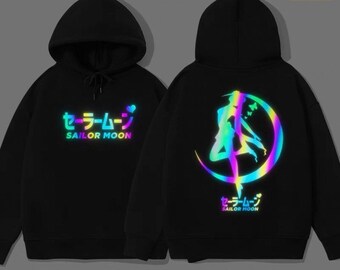Iridescent sailor moon hoodie clearance