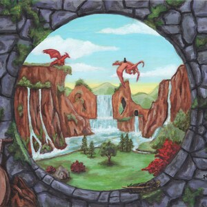 The Bard&#39;s Portal - Art Print by Katrina Brott